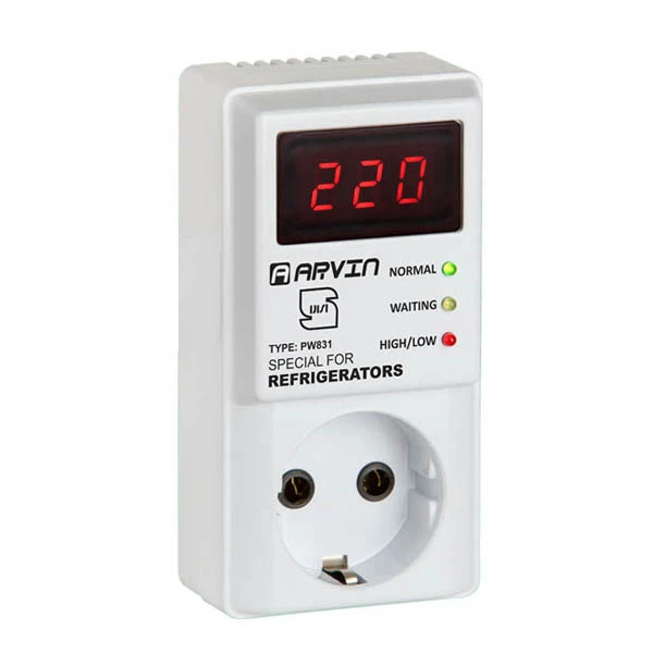 محافظ برق تک خانه یخچال دیجیتال آروین مدل PW831