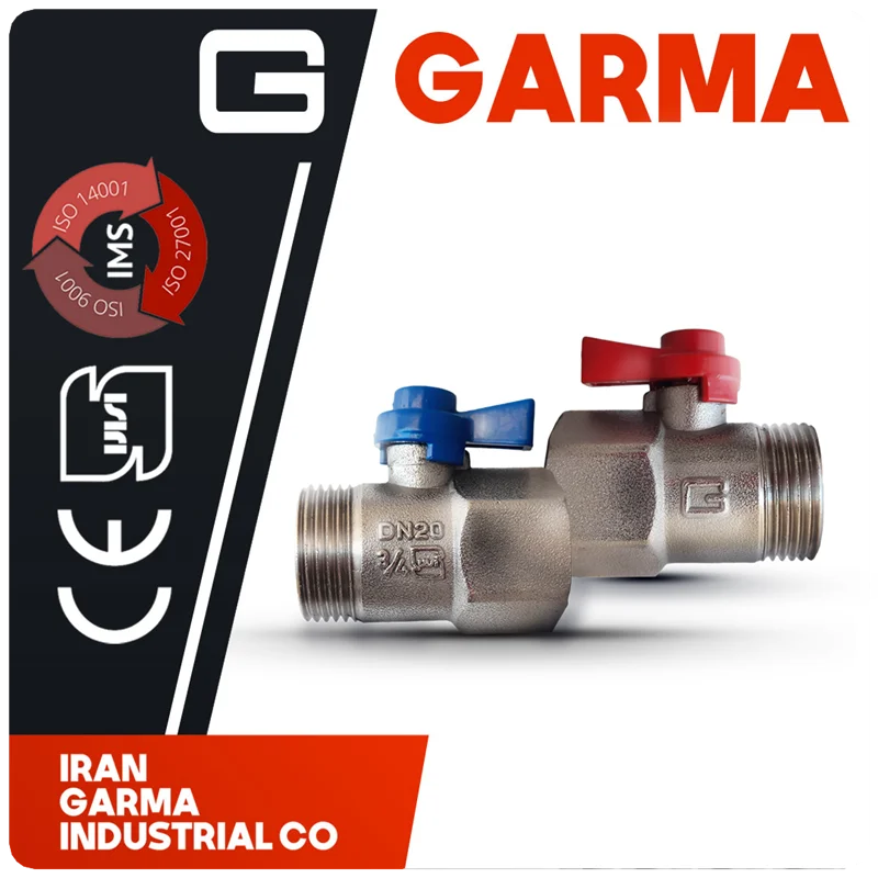 شیر پکیجی خروسکی پکیج 1/2 گرما