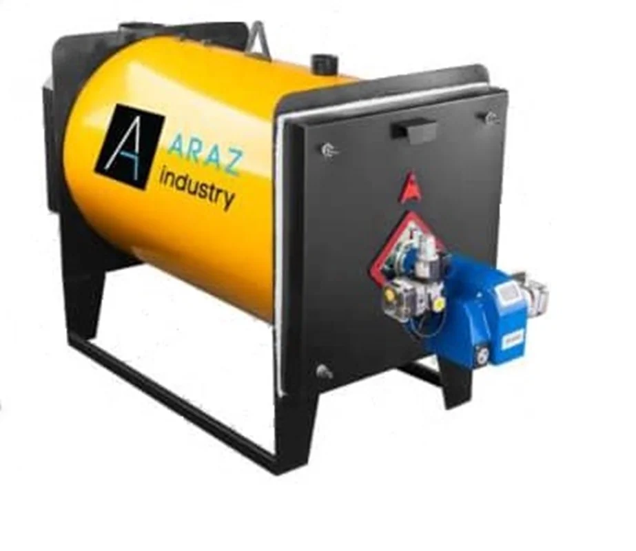 دیگ آبگرم ورق سیاه 120000 (کیلوکالری بر ساعت) آراز صنعت